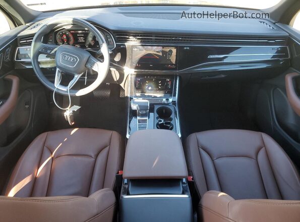 WA1AXBF71PD011991 2023 AUDI Q7 Black Widok deski rozdzielczej