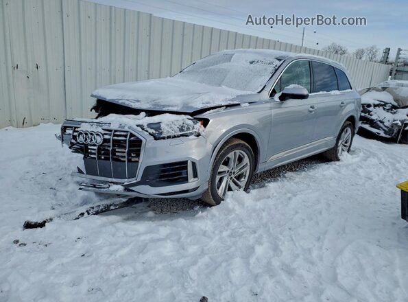 WA1AXBF78ND021513 2022 AUDI Q7 Серебряный Передняя левая четверть