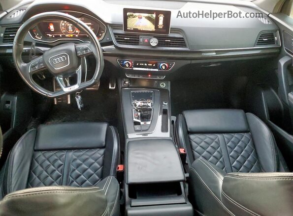 WA1B4AFY1L2020552 2020 AUDI SQ5 Gray Вид панелі приладів