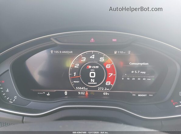 WA1B4AFY1L2021183 2020 AUDI SQ5 Белый Вид задних сидений