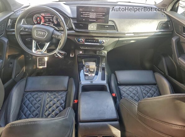WA1B4AFY1N2035698 2022 AUDI SQ5 Gray წინა პანელის ხედი