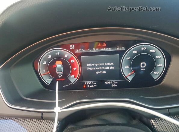 WA1B4AFY1N2035698 2022 AUDI SQ5 Gray ხელსაწყოთა პანელის ხედი