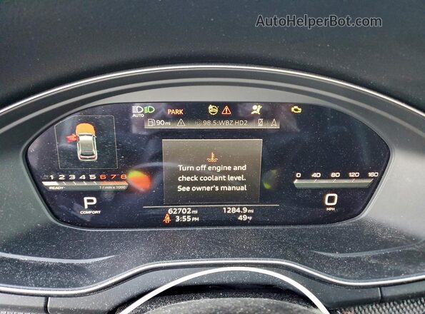 WA1B4AFY1N2098297 2022 AUDI SQ5 Черный Вид щитка приборов