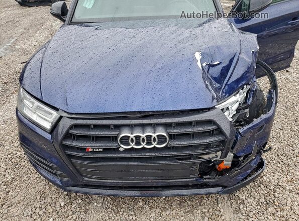 WA1B4AFY2L2011276 2020 AUDI SQ5 Blue Vista del compartimento del motor