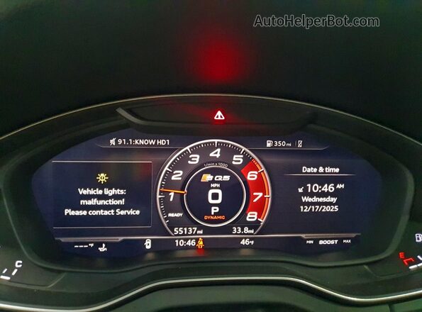 WA1B4AFY2L2026280 2020 AUDI SQ5 Gray Widok zestawu wskaźników