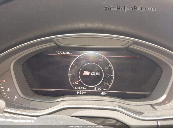 WA1B4AFY4K2046321 2019 AUDI SQ5 Черный Вид задних сидений