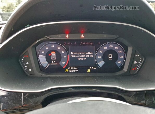 WA1BECF38K1087151 2019 AUDI Q3 Серый Вид щитка приборов