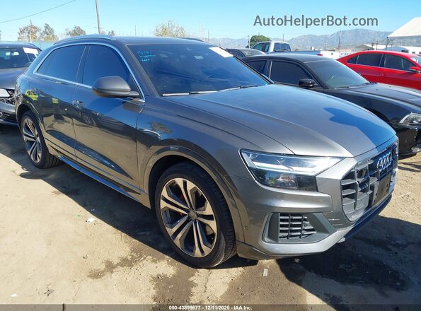 WA1BVAF17KD040646 2019 AUDI Q8 Gray Delantero derecho