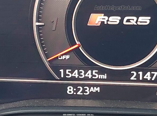 WA1C4AFYXJ2054233 2018 AUDI SQ5 Серебряный 