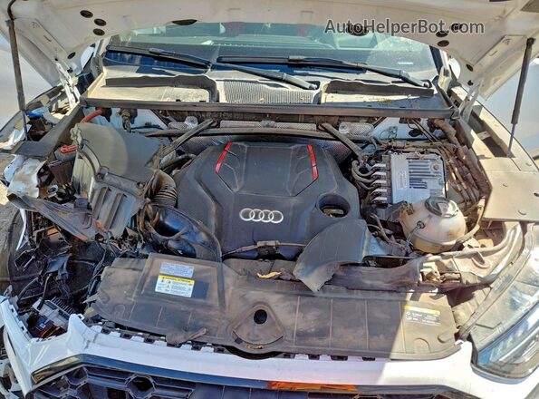 WA1C4AFYXR2013760 2024 AUDI SQ5 White ძრავის განყოფილების ხედი