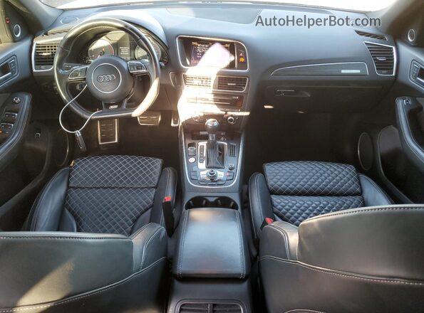 WA1CCAFP7HA062283 2017 AUDI SQ5 Silver Առջևի վահանակի տեսք