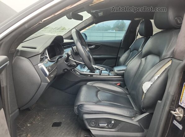 WA1CVAF19KD035503 2019 AUDI Q8 Black Widok wnętrza z przodu