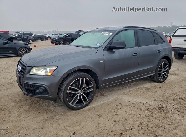 WA1D7AFP8HA055075 2017 AUDI Q5 Gray Առջևի ձախ երեք քառորդ տեսարան
