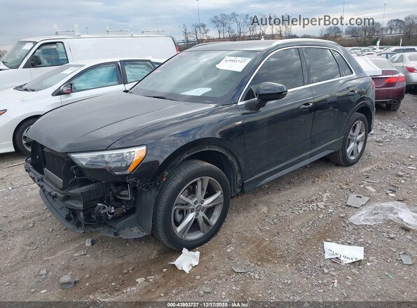 WA1DECF32K1086845 2019 AUDI Q3 Black Vista tres cuartos delantera izquierda
