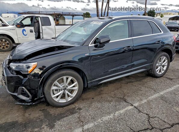 WA1DECF36N1126512 2022 AUDI Q3 Black Vista tres cuartos delantera izquierda