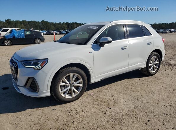 WA1DECF38S1024074 2025 AUDI Q3 White წინა მარცხენა ხედი სამი მეოთხედიდან