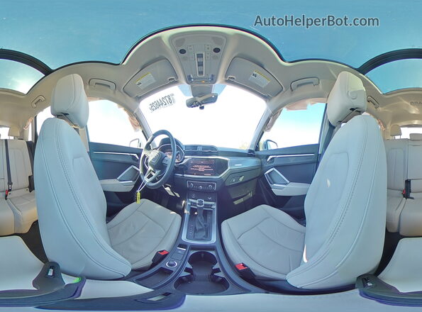 WA1DECF38S1024074 2025 AUDI Q3 White სალონის 360-გრადუსიანი ხედი