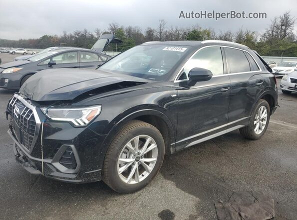 WA1DECF39S1027372 2025 AUDI Q3 Black Առջևի ձախ երեք քառորդ տեսարան