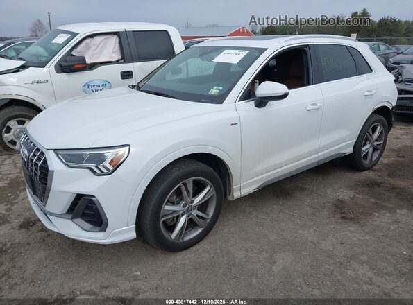 WA1EECF34K1065547 2019 AUDI Q3 Белый Передняя левая четверть