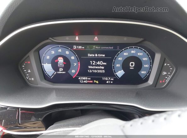 WA1EECF34K1065547 2019 AUDI Q3 Белый Вид задних сидений
