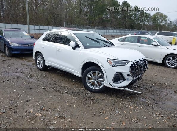 WA1EECF35R1082724 2024 AUDI Q3 Белый Передняя правая четверть