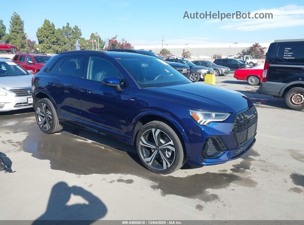 WA1EECF36R1155177 2024 AUDI Q3 Dark Blue Передняя правая четверть