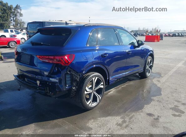 WA1EECF36R1155177 2024 AUDI Q3 Dark Blue Задняя правая четверть