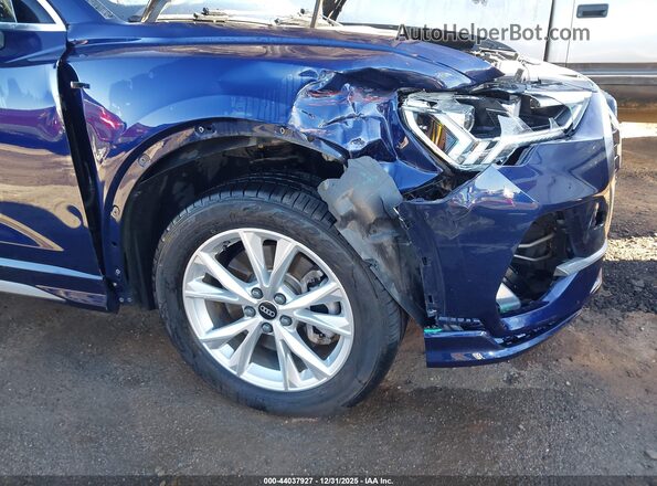 WA1EECF39N1092831 2022 AUDI Q3 Blue წინა ხედი