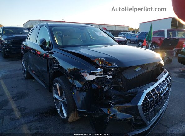 WA1EECF3XM1145180 2021 AUDI Q3 Black Դիմացի տեսք