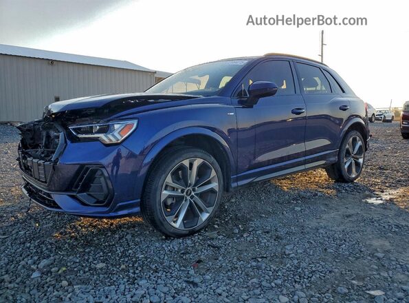 WA1EECF3XM1153750 2021 AUDI Q3 Blue Przód lewy