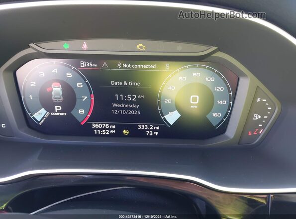 WA1EECF3XR1085456 2024 AUDI Q3 White Widok tylnych siedzeń