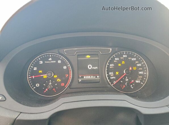 WA1EFCFS8GR012041 2016 AUDI Q3 Черный Вид щитка приборов