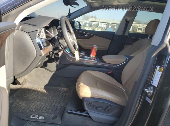 WA1EVAF12KD014694 2019 AUDI Q8 Black Widok wnętrza z przodu