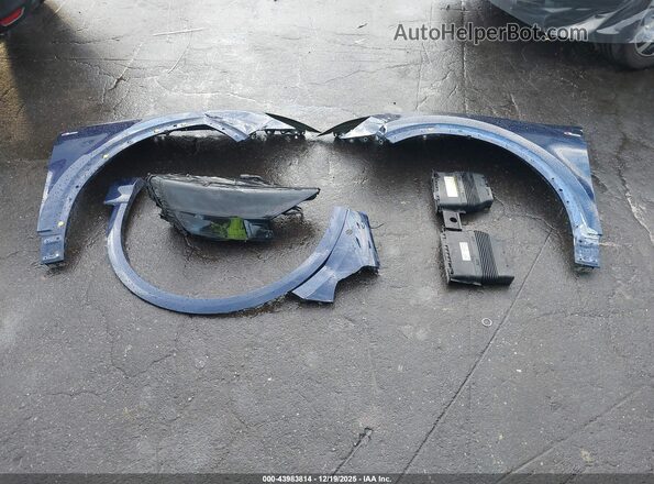 WA1EVAF15LD008745 2020 AUDI Q8 Dark Blue Vista del cuadro de instrumentos