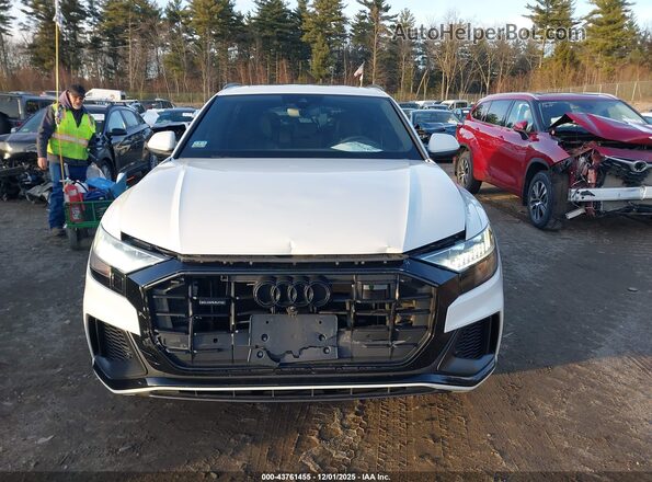 WA1EVAF16MD038905 2021 AUDI Q8 Белый Вид задней части салона