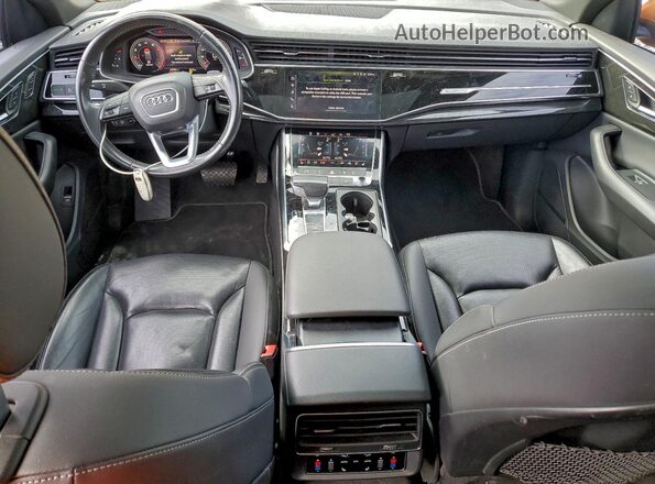 WA1EVAF19KD012134 2019 AUDI Q8 Оранжевый Вид панели приборов