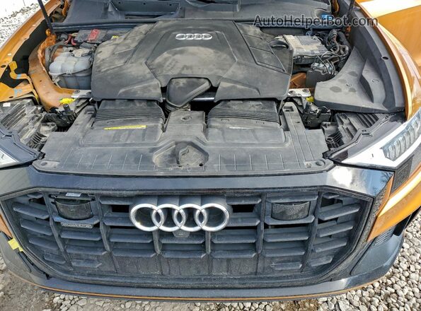 WA1EVAF19KD012134 2019 AUDI Q8 Оранжевый Вид подкапотного пространства
