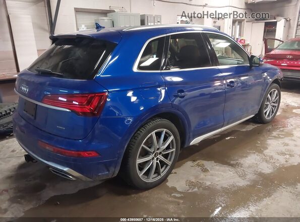 WA1F2AFY1N2089557 2022 AUDI Q5 Синий Задняя правая четверть