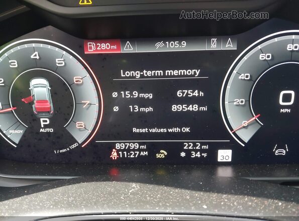 WA1FVAF19KD033148 2019 AUDI Q8 Gray Вид задніх сидінь