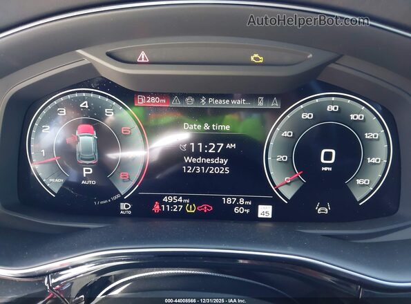 WA1FVBF18SD034491 2025 AUDI Q8 Серый Вид задних сидений