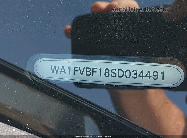 WA1FVBF18SD034491 2025 AUDI Q8 Серый Вид подкапотного пространства