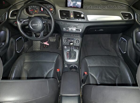 WA1GFCFS8GR017507 2016 AUDI Q3 Black წინა პანელის ხედი