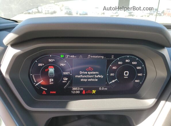 WA1KUBFZ2RP076347 2024 AUDI Q4 Black Vista del cuadro de instrumentos