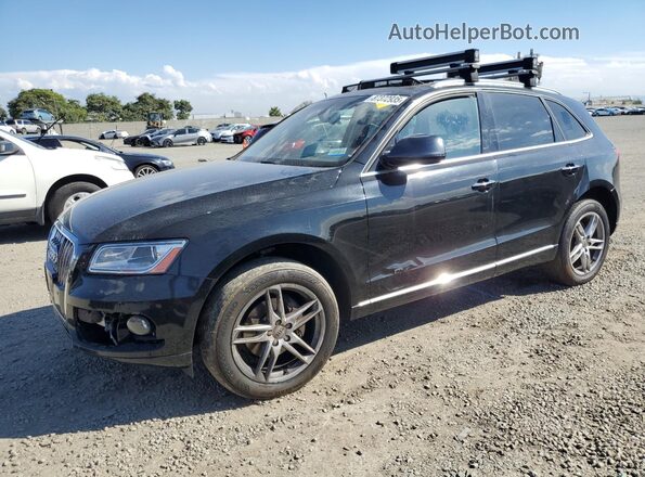 WA1L2AFP5HA008886 2017 AUDI Q5 Black წინა მარცხენა ხედი სამი მეოთხედიდან