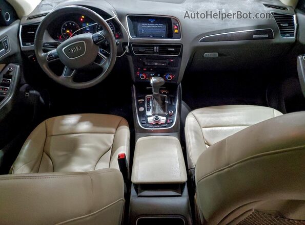 WA1L2AFP5HA059482 2017 AUDI Q5 White Առջևի վահանակի տեսք