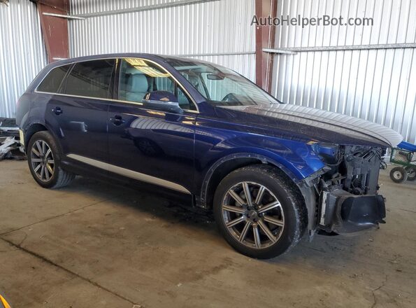 WA1LAAF79KD041480 2019 AUDI Q7 Синий Передняя правая четверть
