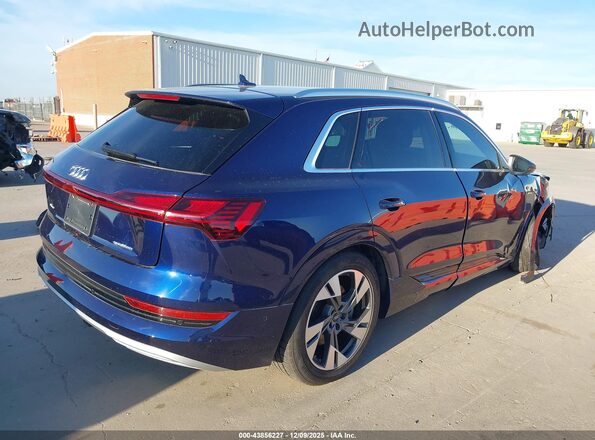 WA1LAAGE2MB016318 2021 AUDI E-TRON Blue უკანა მარჯვენა