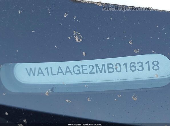 WA1LAAGE2MB016318 2021 AUDI E-TRON Blue 