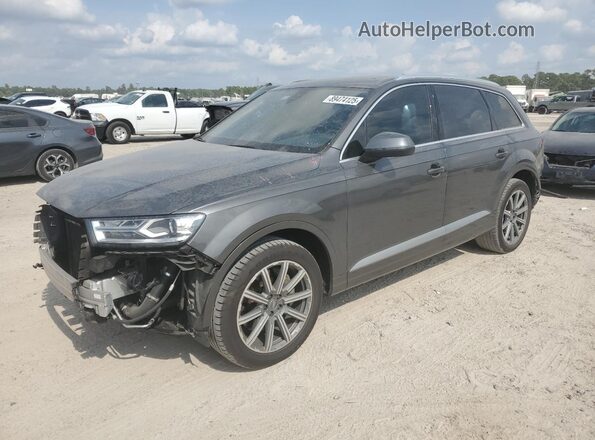 WA1LHAF71JD040382 2018 AUDI Q7 Gray Առջևի ձախ երեք քառորդ տեսարան