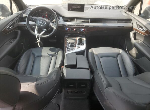 WA1LHAF71JD040382 2018 AUDI Q7 Gray Առջևի վահանակի տեսք
